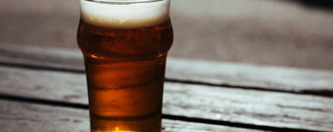 A pint of beer