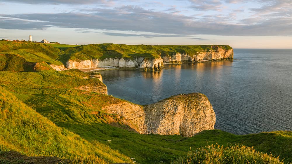 Sunrise at Flamborough Head on the Yorkshire Coast