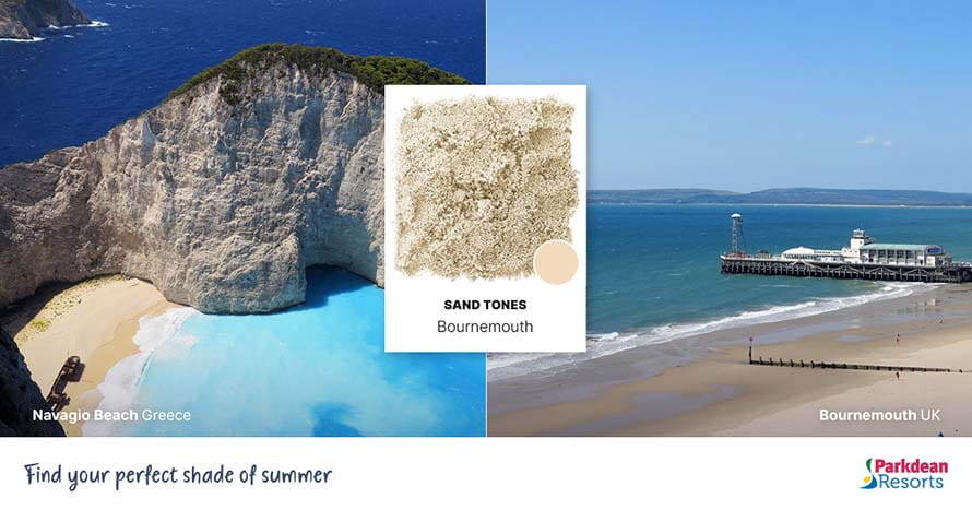 Bournemouth and Navagio Beach