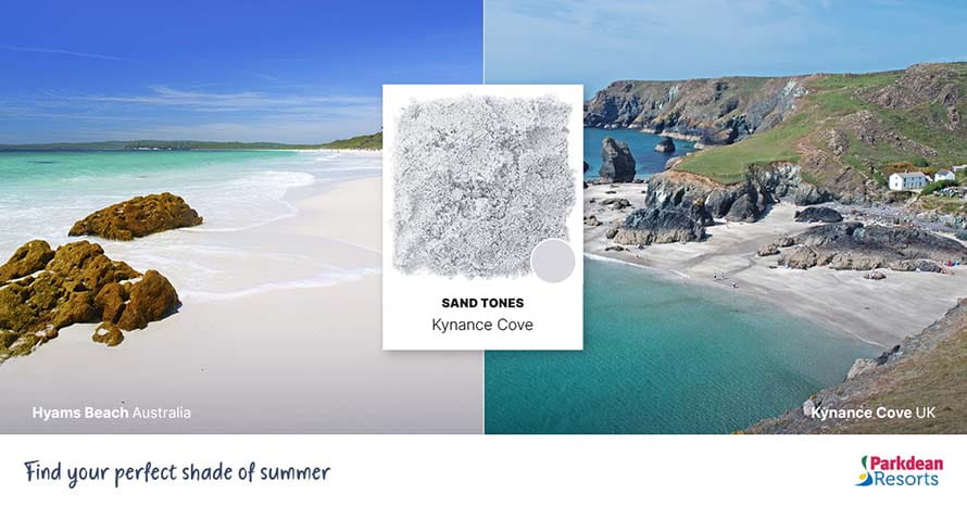 Kynance Cove and Hyams Beach