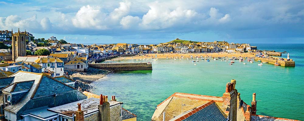 St Ives harbour in Cornwall