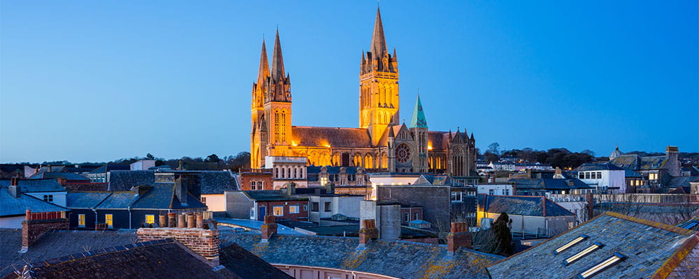 Truro cathederal in Cornwall