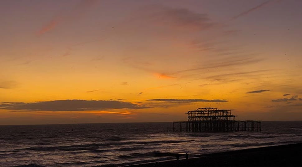 Sunset over Brighton Pier