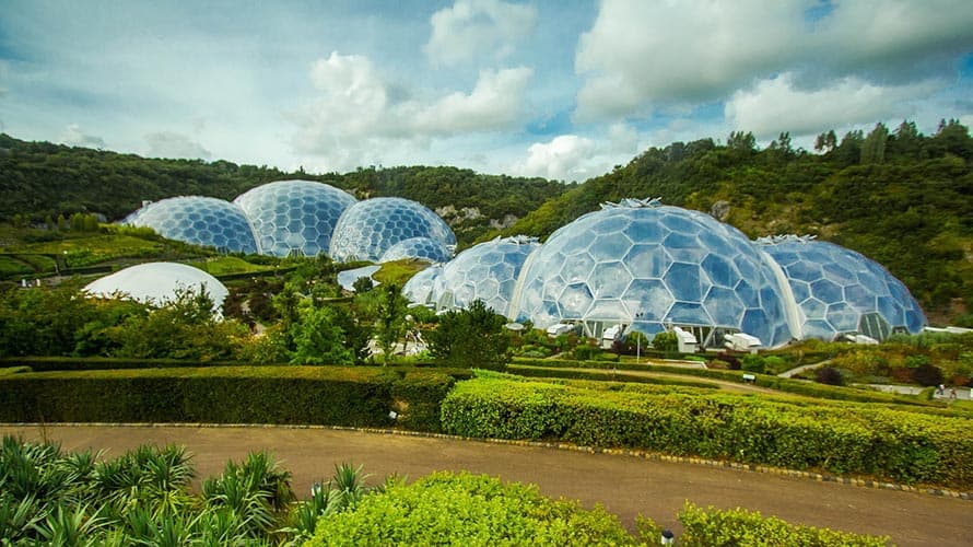 The bio domes of Eden Project 