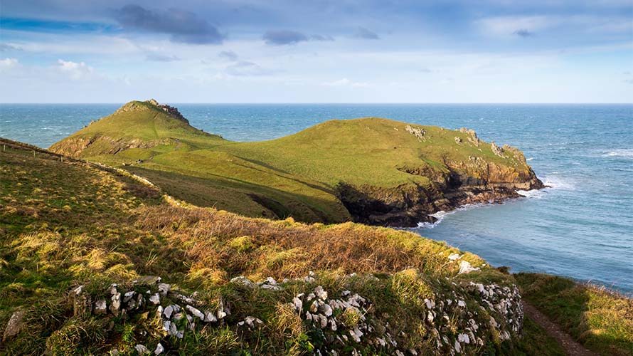 Pentire Headland near Newquay in Cornwall