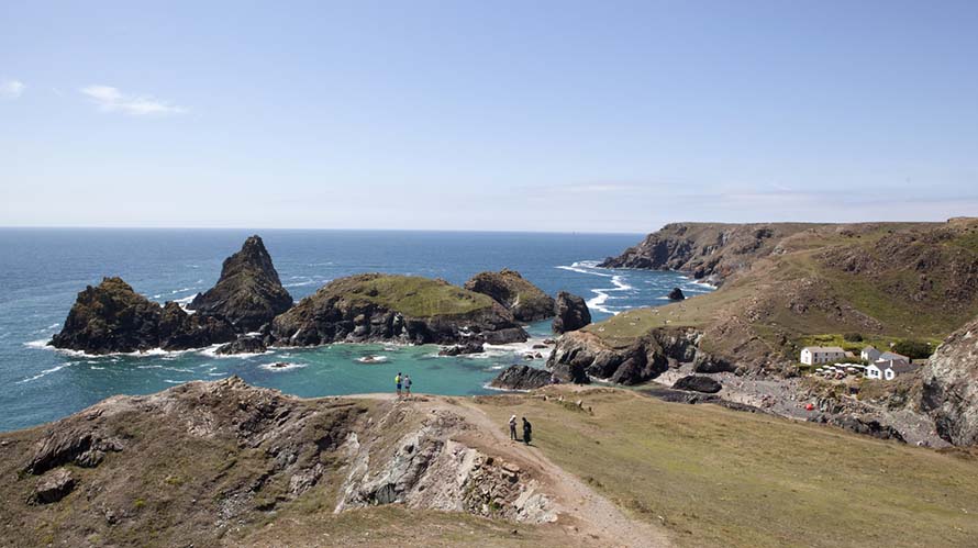 The classic viewpoint overlooking Kynance Cove