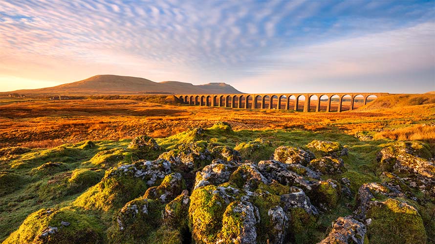 Ribblehead Viaduct in North Yorkshire