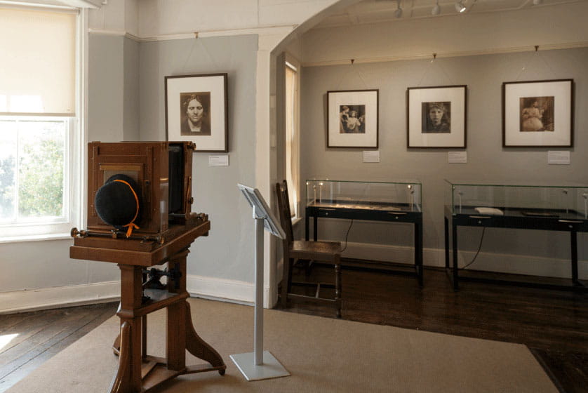 Inside the gallery at Dimbola Museum on the Isle of Wight