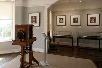 Inside the gallery at Dimbola Museum on the Isle of Wight