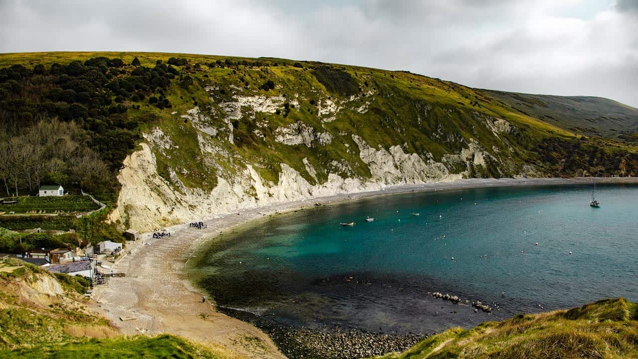 View over Lulworth Cove