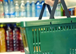 A shopping basket