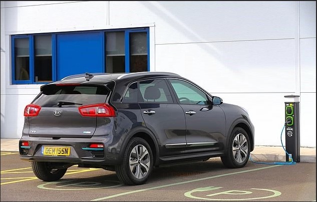 Electric vehicle charging at an EV charging point