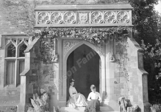 Black and white photo of Fallbarrow Hall