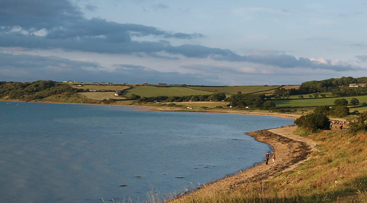 A picturesque bay on the Isle of Wight