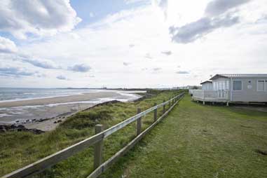 Holiday homes for sale overlooking the Northumberland coast