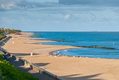 Clacton Beach on the Essex Coast