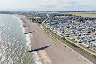 Camber Sands Beach on the East Sussex Coast