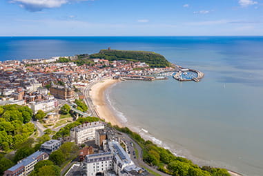 Scarborough Beach on the North Yorkshire Coast