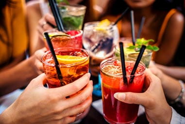 Bottomless brunch drinks