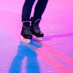 image of ice skating skates