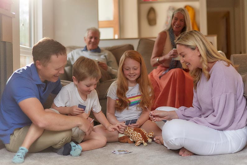 Family with kids