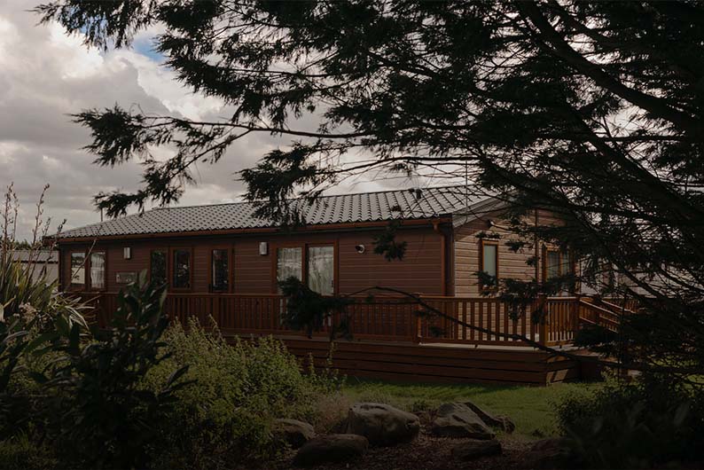 A holiday lodge