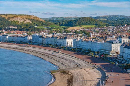 Llandudno pier in the sunshine