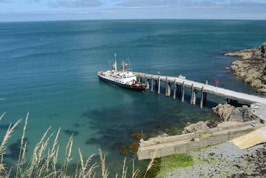 Lundy Island pier