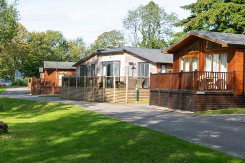 External shots of lodges at Parkdean Resorts