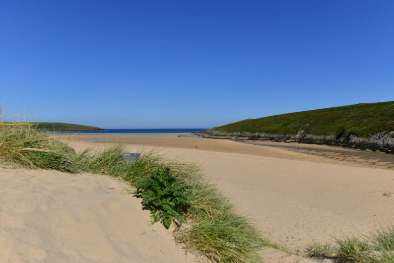 Crantock beach