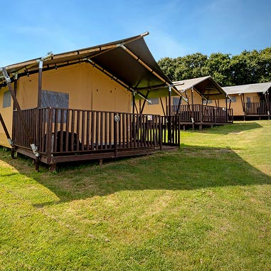 Glamping pods at Parkdean Resorts