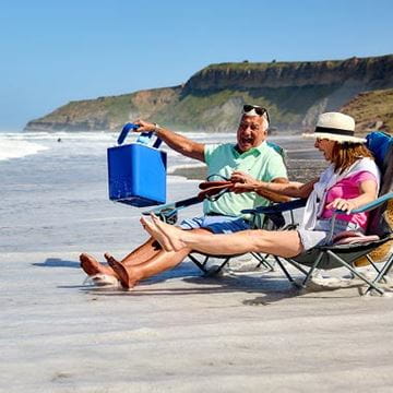 Couple on beach