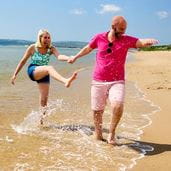 Couple on beach