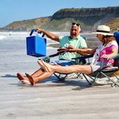 Couple on beach