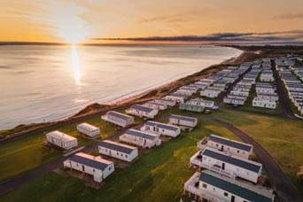 Caravans on the coast