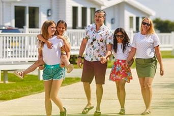 Family walking