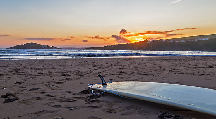 Sunset at Bantham Beach