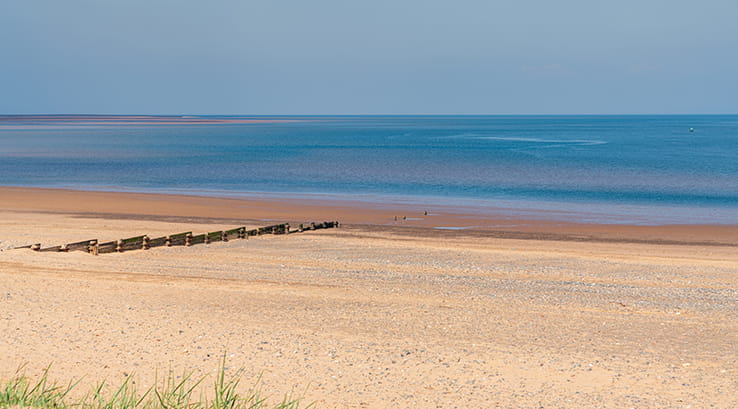 A view from the dunes of Fleetwood Beach