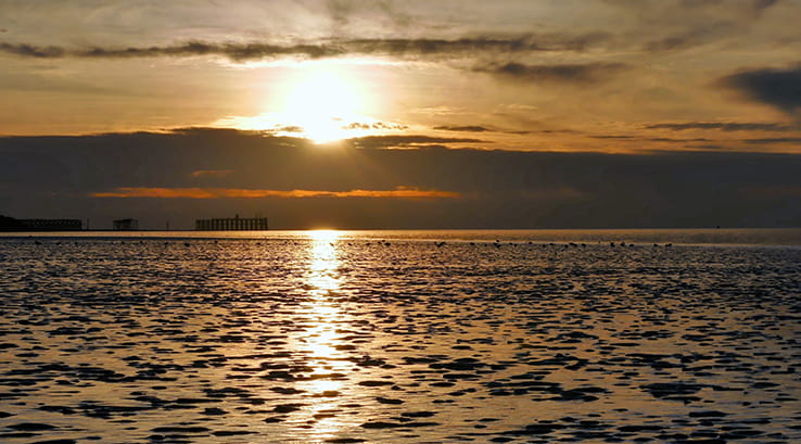 Sunset over Half Moon Bay