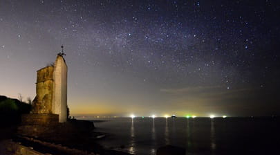 st helen's beach at night
