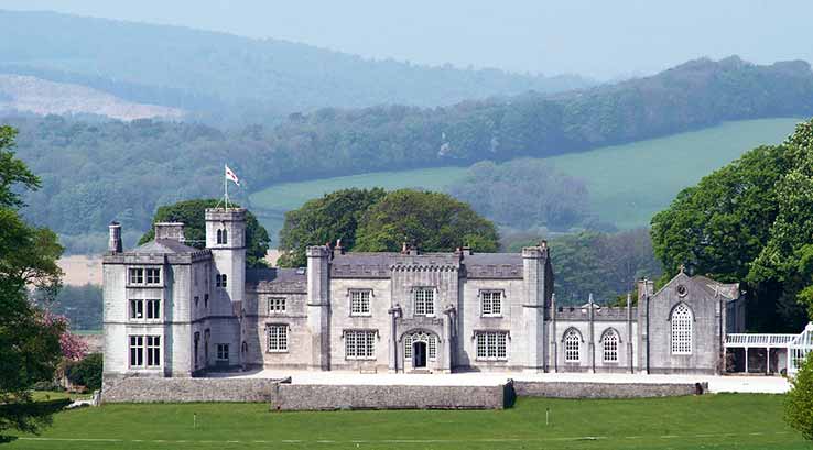 Leighton Hall exterior and gardens