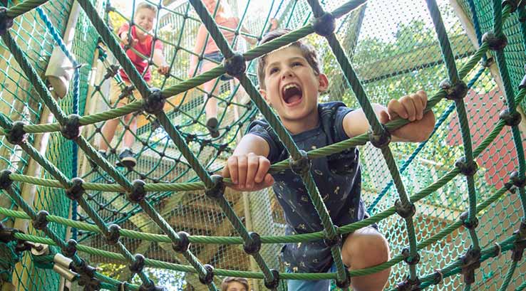 Children's play area at Robin Hill Country Park