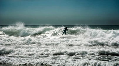 A surfer at Newquay