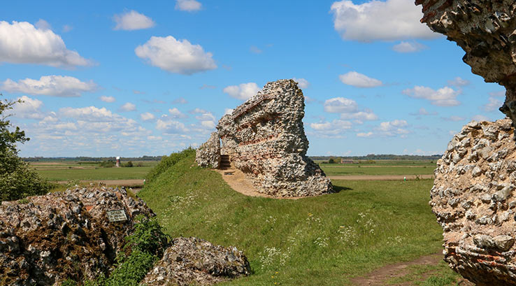 Burgh Castle ruins