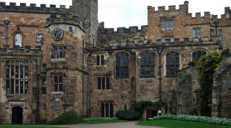 The exterior of Durham Castle