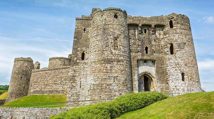 Kidwelly Castle entrance