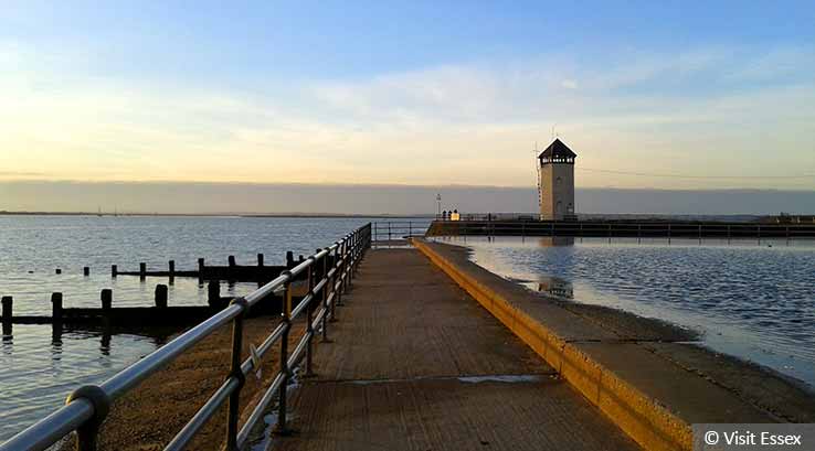 The pier at Brightlingsea, Essex
