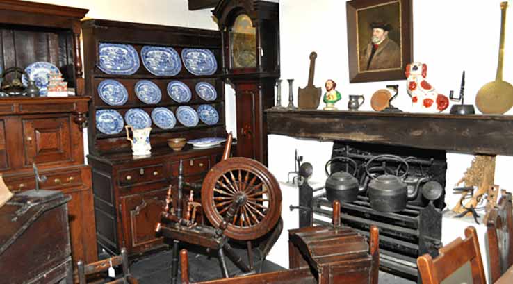 Exhibit inside Llandudno museum
