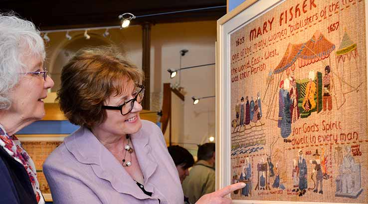 Quaker Tapestry Museum exhibit