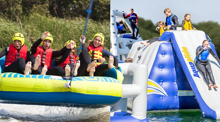 Inflatable Aqua Park at Action Watersports